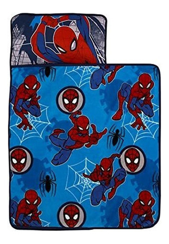 Marvel Spiderman Wall Crawler Rojo, Blanco Y Azul Spider Web