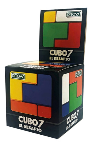 Cubo 7 El Desafío Ingenio Antiestrés Ditoys Estructura Vs