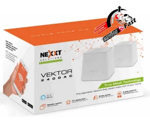 Vektor2400-ac Sistema Mesh Para Toda La Casa Dual Band Nexxt