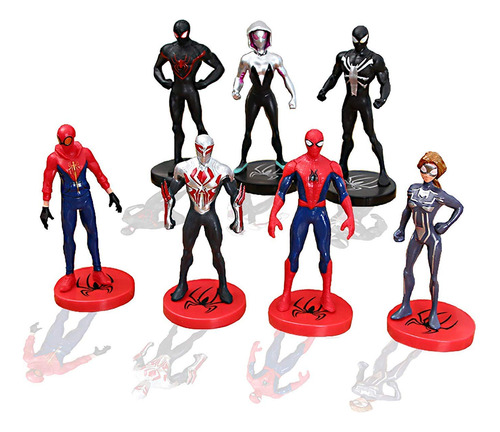 Yongenshang 7 Piezas De Mini Superhéroes Figuras De Acció.