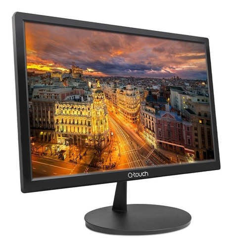 Monitor Led Qtouch Qt-1900 19'' Hd Hdmi Vga Color Negro 100v