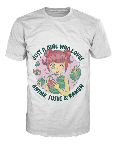 Camiseta Anime Otaku Gaming Moda Exclusiva Personalizable 10