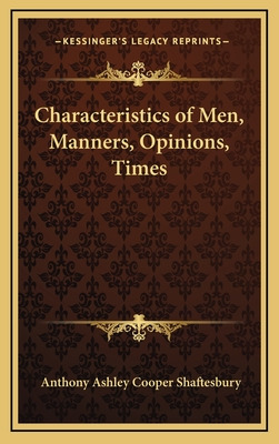 Libro Characteristics Of Men, Manners, Opinions, Times - ...