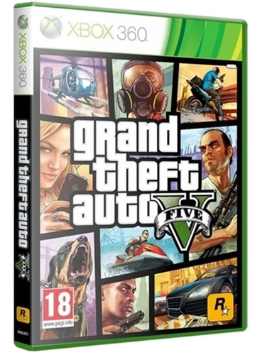 Jogo Grand Theft Auto V Gta 5 Xbox360 Midia Fisica Português