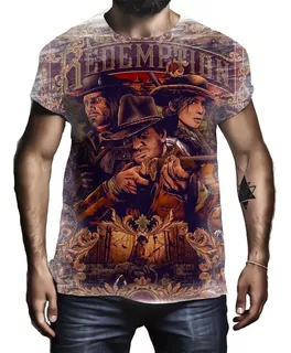 Camiseta Camisa Personalizada Faroeste Red Dead Redemption 1