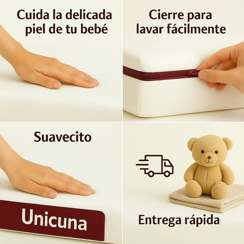 Colchón Almohada Corral, Cuna Colecho Medidas .55 X .90