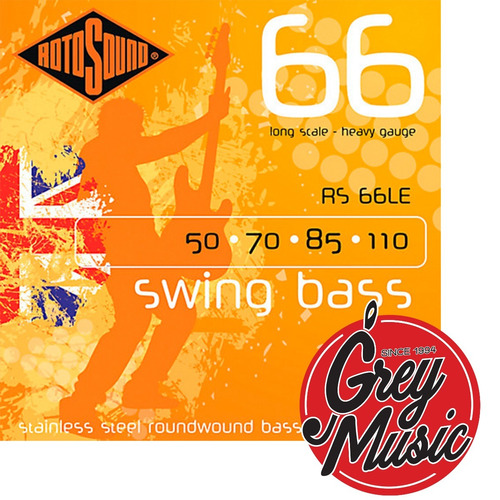 Rotosound Rs66le Swing Bass Para Bajo 050-110