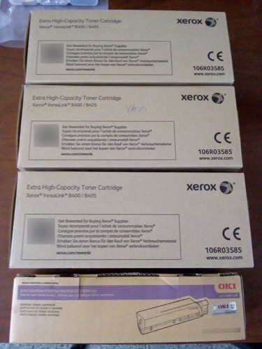 Toners Xerox Versalink B400/405 Vacios