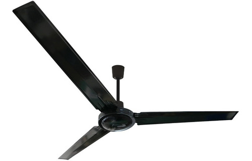 Ventilador Industrial Thypoon 56 Negro Aspas Metal Tishman