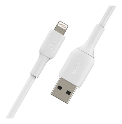 Cable Belkin 1m Caa001bt Usb A Lightning Boost Charge Blanco