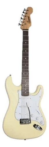 Guitarra eléctrica Leonard LE362 stratocaster de aliso ivory con diapasón de palo de rosa