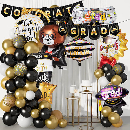 30pzs paquete de globos para graduación para helio regalos souvenirs graduación Fiesta decoración para graduación 2025