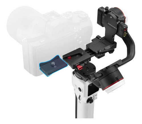 Estabilizador Zhiyun Crane M3 versión combinada para cámaras de color blanco