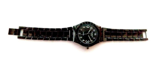 Relógio Feminino Quartz Análogo Metal Preto 2035 Movt Quartz