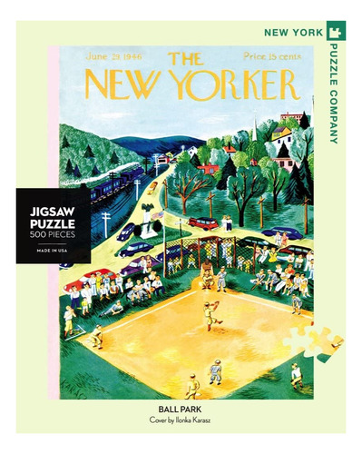 New York Puzzle Company - New Yorker Ballpark - Rompecabezas