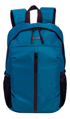 Mochila Sestini Notebook Walk 19 Litros Azul Desenho do tecido Liso