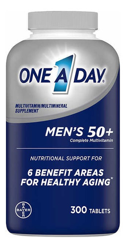 One A Day Men's 50+ 300 Tablets - Unidad a $169900