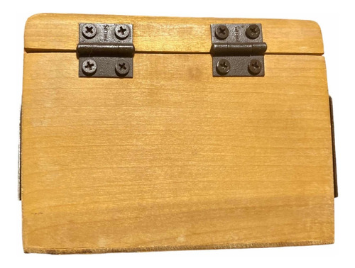 Cajita De Madera Con Herreria