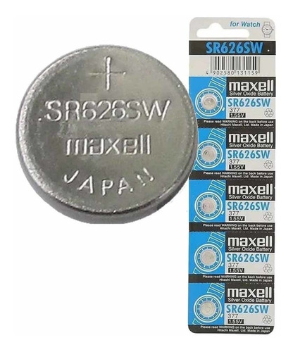 Pilas Sr 626 Sw 377 Maxell X 5 Unidades | Caribe Sur Store®