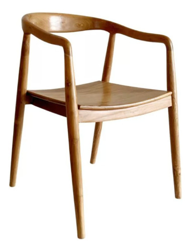 Silla Bali Circle Importada Madera De Teka