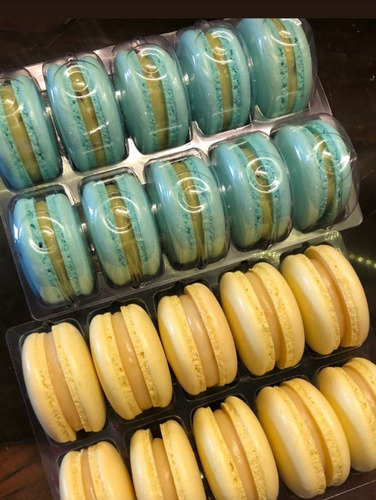 Imagem 5 de 6 de Embalagem Para Macarons Com 100 Unidades Frete Grátis