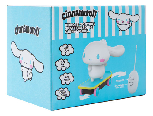 Hello Kitty Control Remoto Y Cinnamoroll En Patineta Control Azul Claro Cinnamorroll