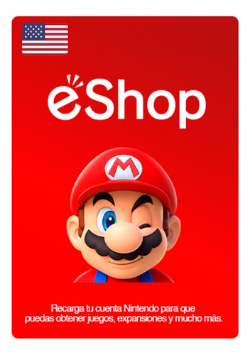 Nintendo Eshop Usa Gift Card Entrega Inmediata Promoción