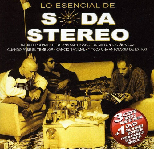 Eam 3 Cds + Dvd Lo Escencial De Soda Stereo 2009 + Remixes