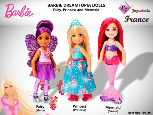 Barbie Chelsea Pack De 3 Muñecas - Mattel Original