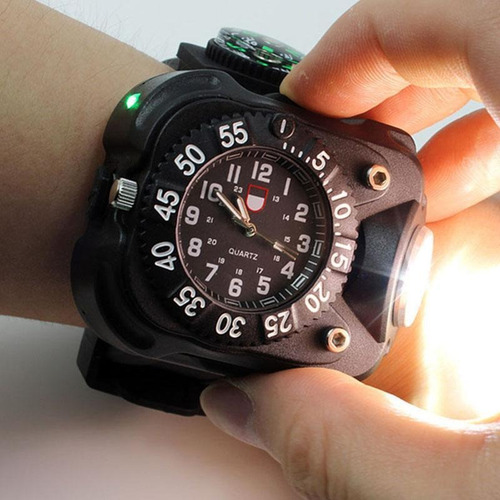 Reloj Led Superbrillante Para Hombre 3 En 1