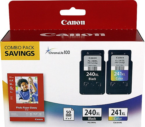 Canon Pg-240xl/cl-241xl/gp-502 2-pack De Alto Rendimiento