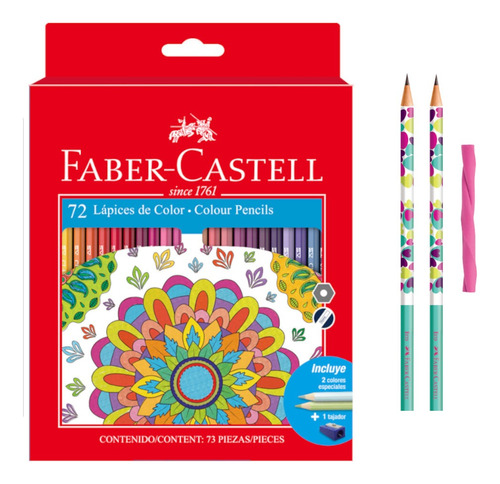 Colores Faber-castell Hexagonales X72 + Promocion