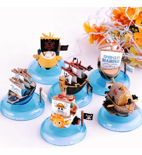 6 Barcos Piratas One Piece Monkey D. Luffy Thousand Sunny