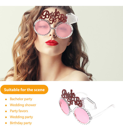 Anteojos Decorativos Para Despedida De Soltero, 2 Unidades