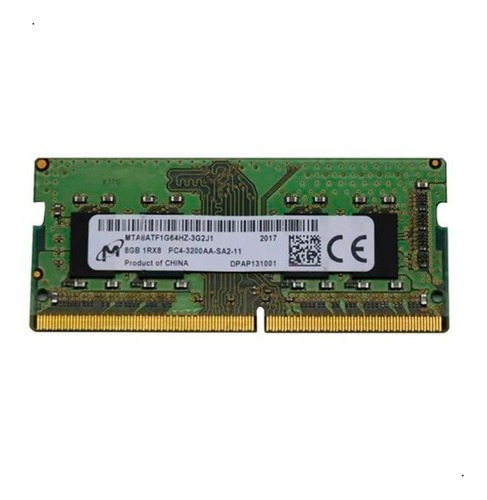 Memoria RAM  8GB 1 Micron MTA8ATF1G64HZ-3G2J1