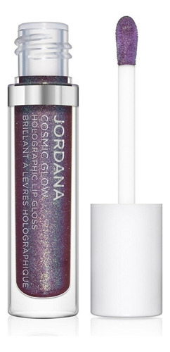 Cosmic Glow Holographic Lip Gloss Jordana Gloss Color 6 Iridescent Purple