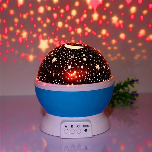 Estrella Proyector Lámpara Rotatoria Led Luz Bebé Niños