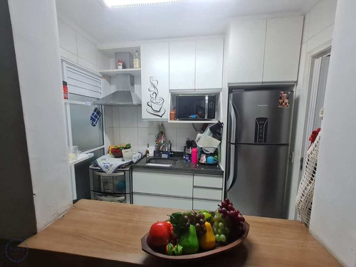 Imagem 5 de 15 de Apartamento - Padrão Em Santos, Areia Brancalindo E Pronto P/ Morar Em Santos ! - Ab22931 - 70805662