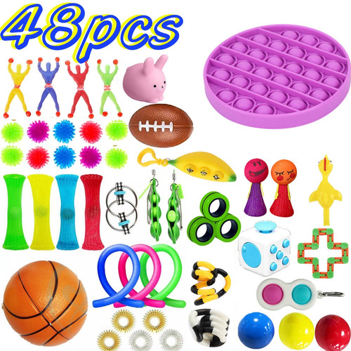 48 Unids/set, Fidget Sensory Juguete Kit Para Todos