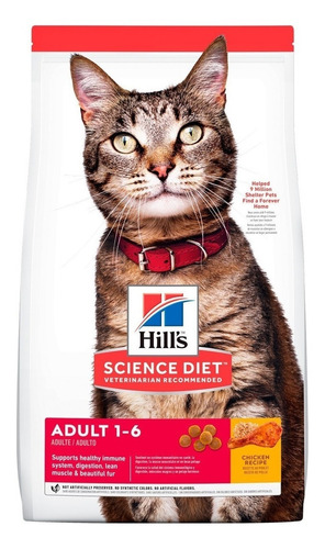 Comida Para Gato Hill's Science Diet Adulto Envase De 1.8 Kg