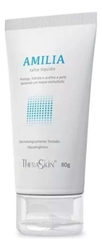 Talco Líquido Amilia Theraskin 80g - Hipoalergênico