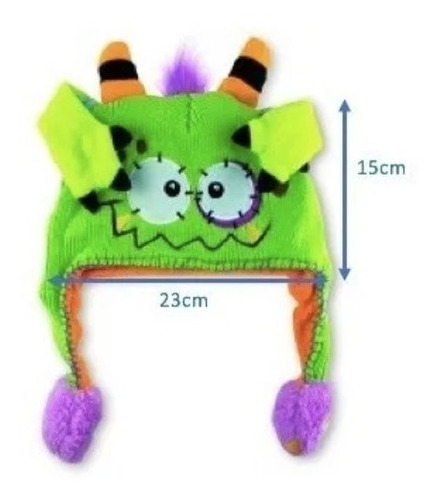 Imagen 2 de 3 de Colorido Gorro Para Bebés Niños Nuevo Verde O Lila