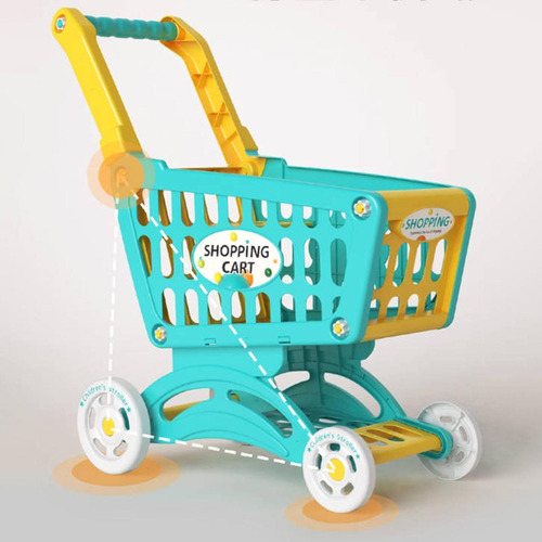 Xd Carrito De Compras De Supermercado Para Niños, Verde