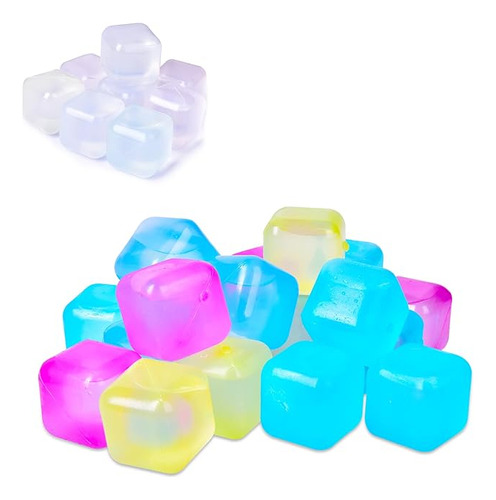 Cubitos De Hielo Reutilizables Que Cambian De Color Paquete