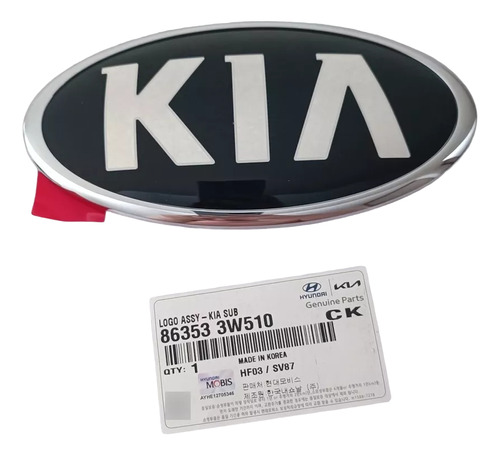 Kia Sportage Revolution Emblema Trasero Nuevo Original Kia 