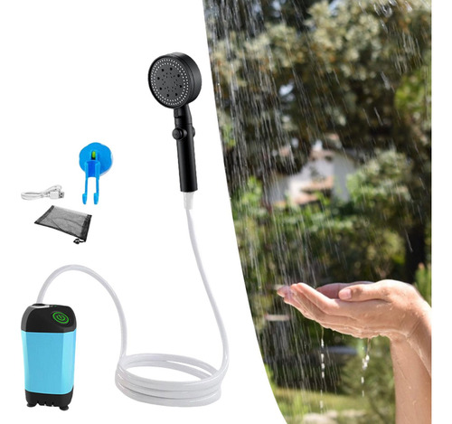 Ducha Portátil Multifunción Para Camping Con Control De