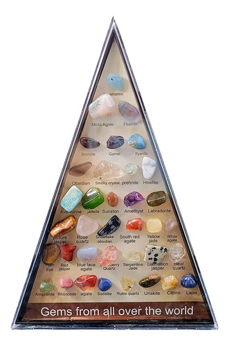 36x Colección Educativa De Rocas Y Minerales Juego De