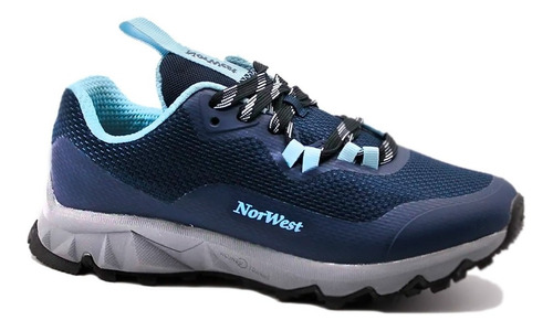 Zapatilla Norwest Mujer Speed Run Navy/turquesa