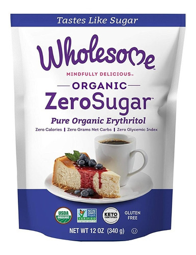 Wholesome Pure Organic Erytritol 340 G