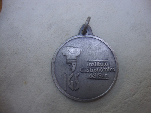 Medalla Instituto Gastronomico Del Sur 3,2 Diam X 1,5mm 